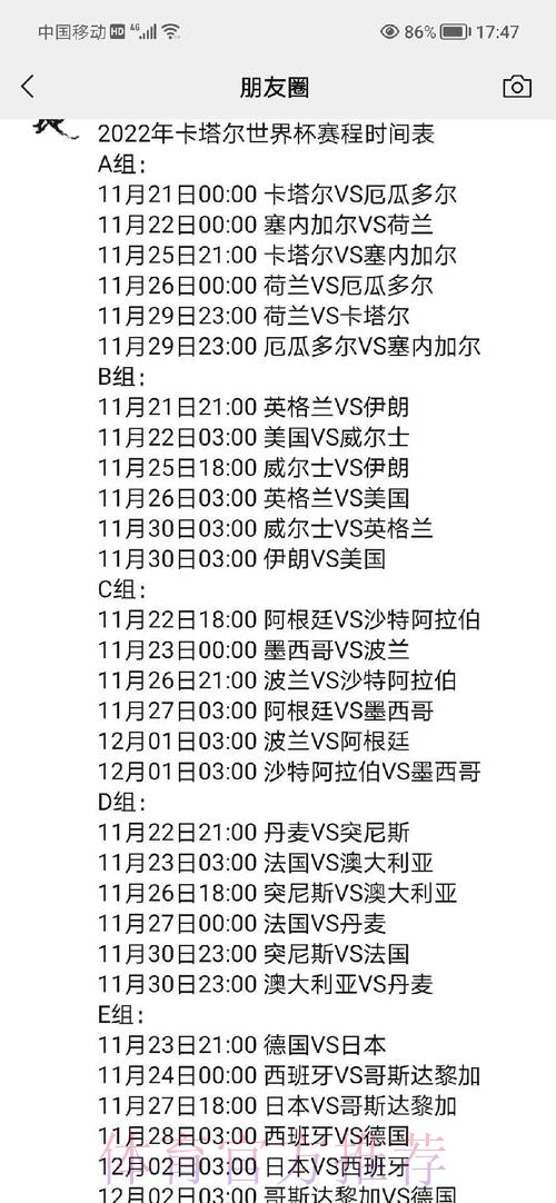 深入解析世界杯比赛赛程及详细介绍